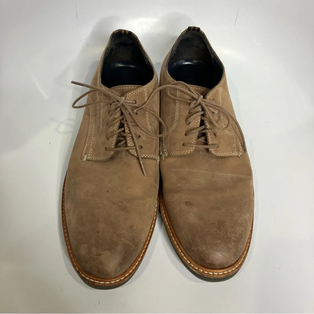 Cole Haan leather Oxford shoes brown tan men’s size 10.5 business casual neutral